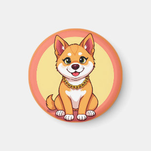 Íman Cachorro de Desenho Animado Adorável