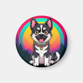 Íman Cachorro de Desenho Animado Divertido