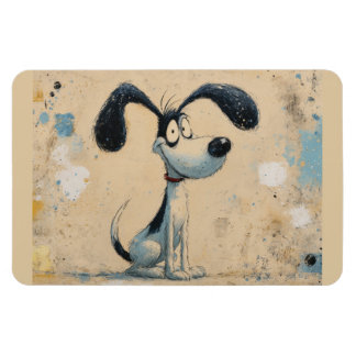 Íman Cachorro de Desenho Animado Engraçado – Arte de Ca