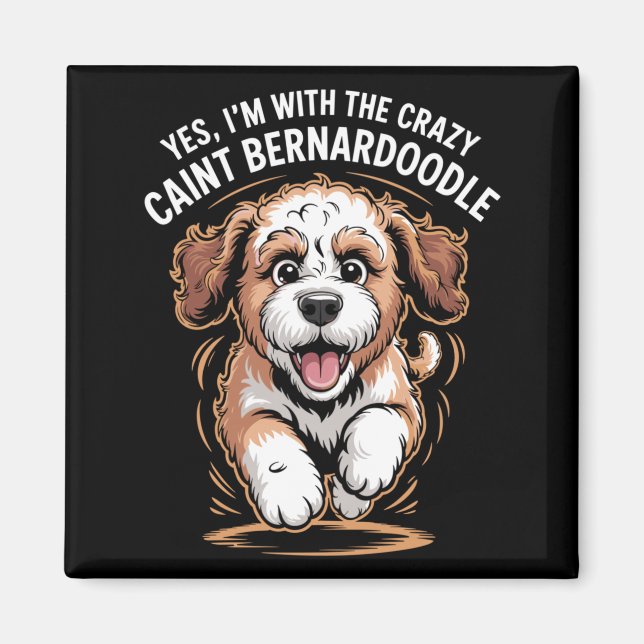 Íman Cachorro De Estimação Engraçado Masculino Raça Com (Frente)