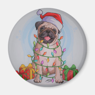 Íman Cachorro de Natal bonito Cachorro Térmico