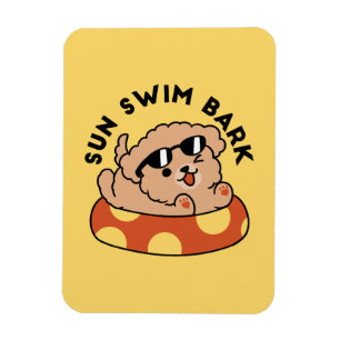 Íman Cachorro de Verão legal flutuante - Festa de Pisci