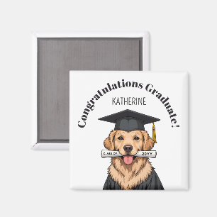 Íman Cachorro do Retriever do Ouro de Graduação Persona