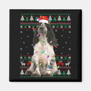Íman Cachorro English Springer Spaniel Natal Suéter Fei