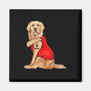 Íman Cachorro Engraçado Cachorro Bonito Adoro Mãe Tatua