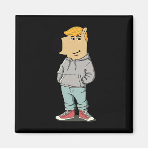 Íman Cachorro Engraçado Trump Hat Faz Excelente Novamen