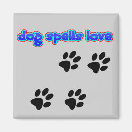 Íman Cachorro Escreve Amor