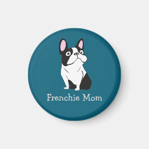 Íman Cachorro Fofo, azul escuro médio