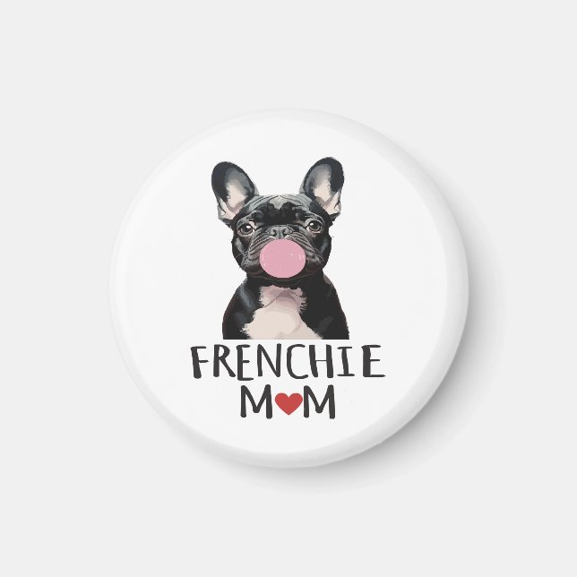 Íman Cachorro francês fofo (Frente)