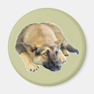 Íman Cachorro german shepherd