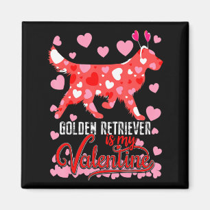 Íman Cachorro Golden Retriever Engraçado é Meu Namorado