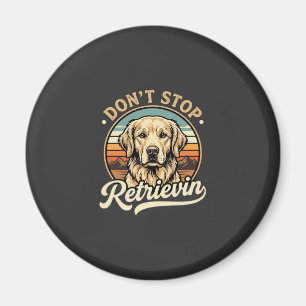 Íman Cachorro Golden Retriever Não Para de Recuperar