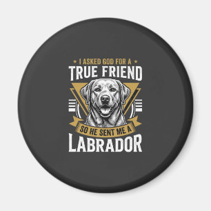 Íman Cachorro Labrador Amigo Verdadeiro