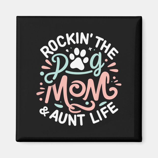 Íman Cachorro Mamãe E Tia Cachorro Sobrevivem Mãe (Frente)