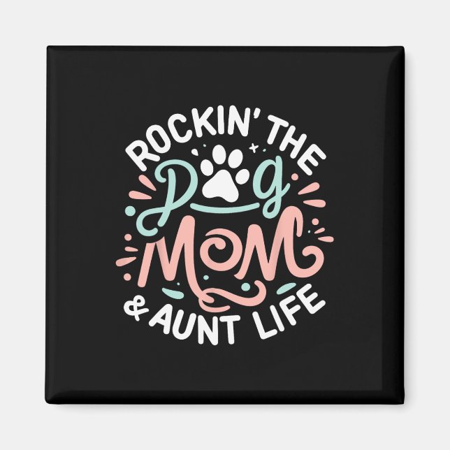 Íman Cachorro Mamãe E Tia Cachorro Sobrevivem Mãe (Frente)