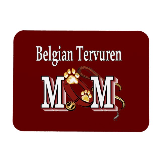 Íman Cachorro MOM belga Tervuren (Horizontal)
