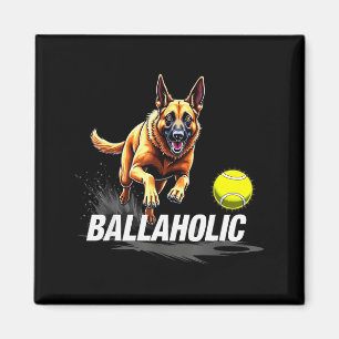 Íman Cachorro Pastor Belga Ballaholic Belga Engraçado P