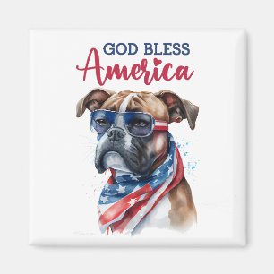 Íman Cachorro Patriota-Boxer