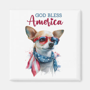 Íman Cachorro Patriota-Chihuahua
