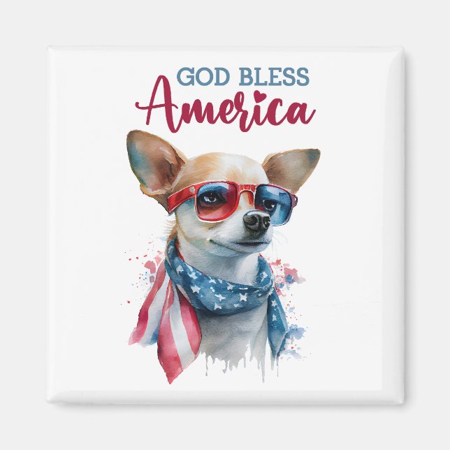 Íman Cachorro Patriota-Chihuahua (Frente)