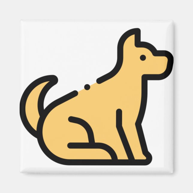 Íman Cachorro Pequeno (Frente)