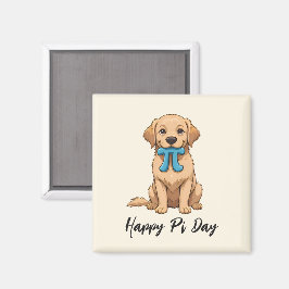 Íman Cachorro Pi Day Personalizado Com Símbolo Pi | Fel