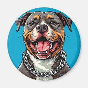 Íman Cachorro Pitbull fofo