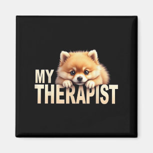 Íman Cachorro Pomerânia Terapeuta Cachorrinho Pom Diver