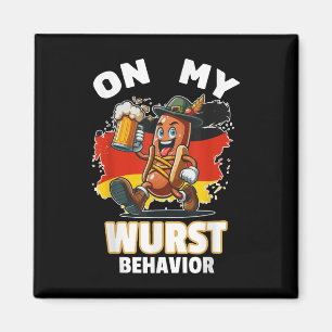 Íman Cachorro Quente No Meu Comportamento De Wurst Home