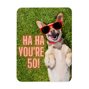 Íman Cachorro Rindo 50º Aniversário