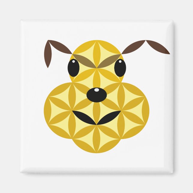 Íman Cachorro sagrado - Cachorro da vida 01. (Frente)