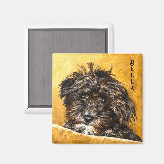 Íman Cachorro Schnoodle (Front/Back)