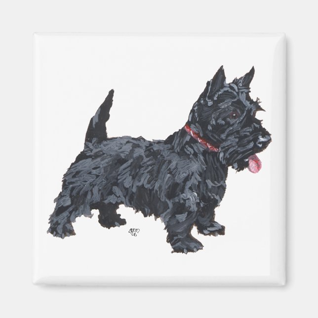 Íman Cachorro Scottie Espirituoso (Frente)