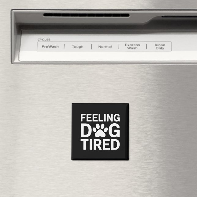 Íman Cachorro Sentindo Cansaço (In Situ (Dishwasher))