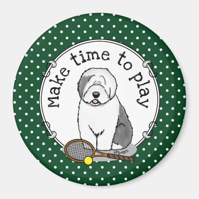 Íman Cachorro tênis (Cinza 1) (Frente)