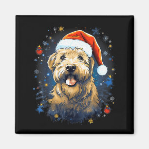 Íman Cachorro Terrier de Capa Macia de Natal Homens Nat