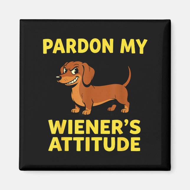 Íman Cachorro Vienense Dachshund  (Frente)
