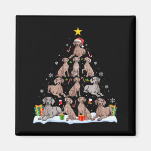 Íman Cachorro Weimaraner Árvore de Natal Pet Amantes de