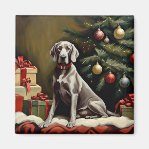 Íman Cachorro Weimaraner Natal