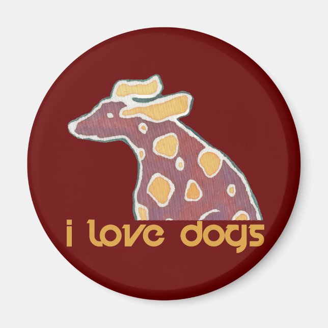 Íman cachorros-amadores (Frente)