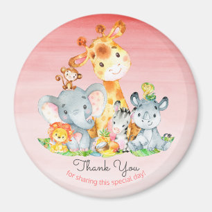 Íman Cachorros Caçários Safari Selva Animais Obrigado