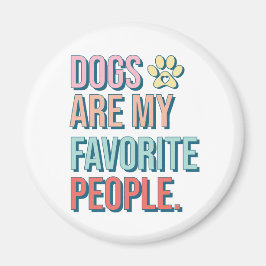 Íman Cachorros são meus pessoas favoritos