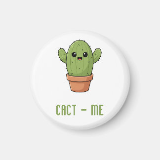Íman Cact-Us Funny Cactus Couple Pun Anniversary Gift