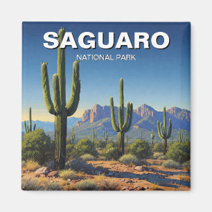 Íman Cactos no Parque Nacional de Saguaro Souvenir
