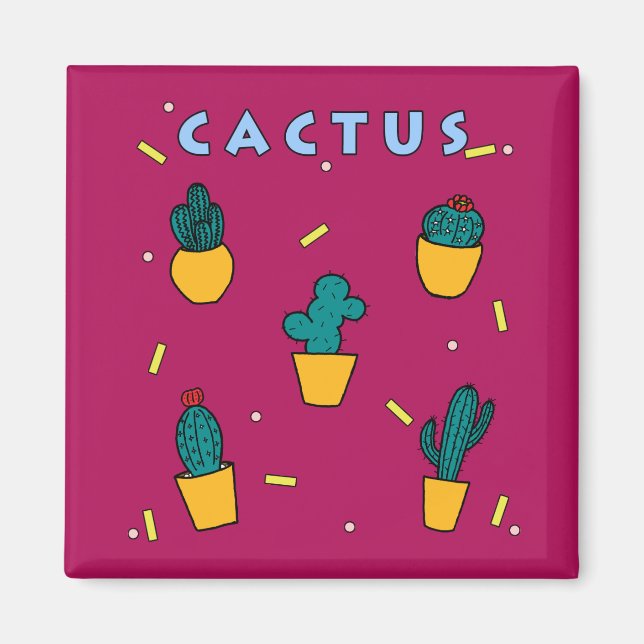 Íman Cactus (Frente)