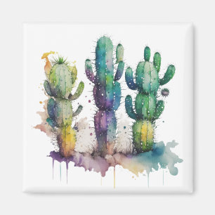 Íman Cactus design com balas coloridas