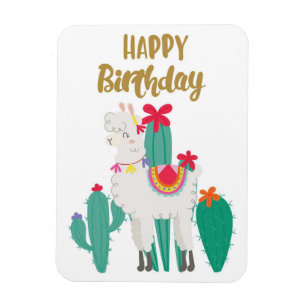 Íman Cactus Happy Birthday