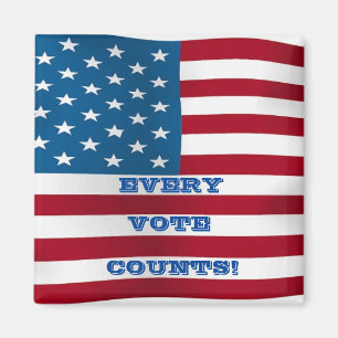 Íman Cada Voto Conta! - Sq. imã