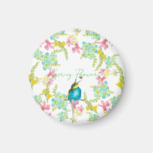 Íman Cadeado de flores de primavera
