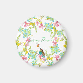 Íman Cadeado de flores de primavera